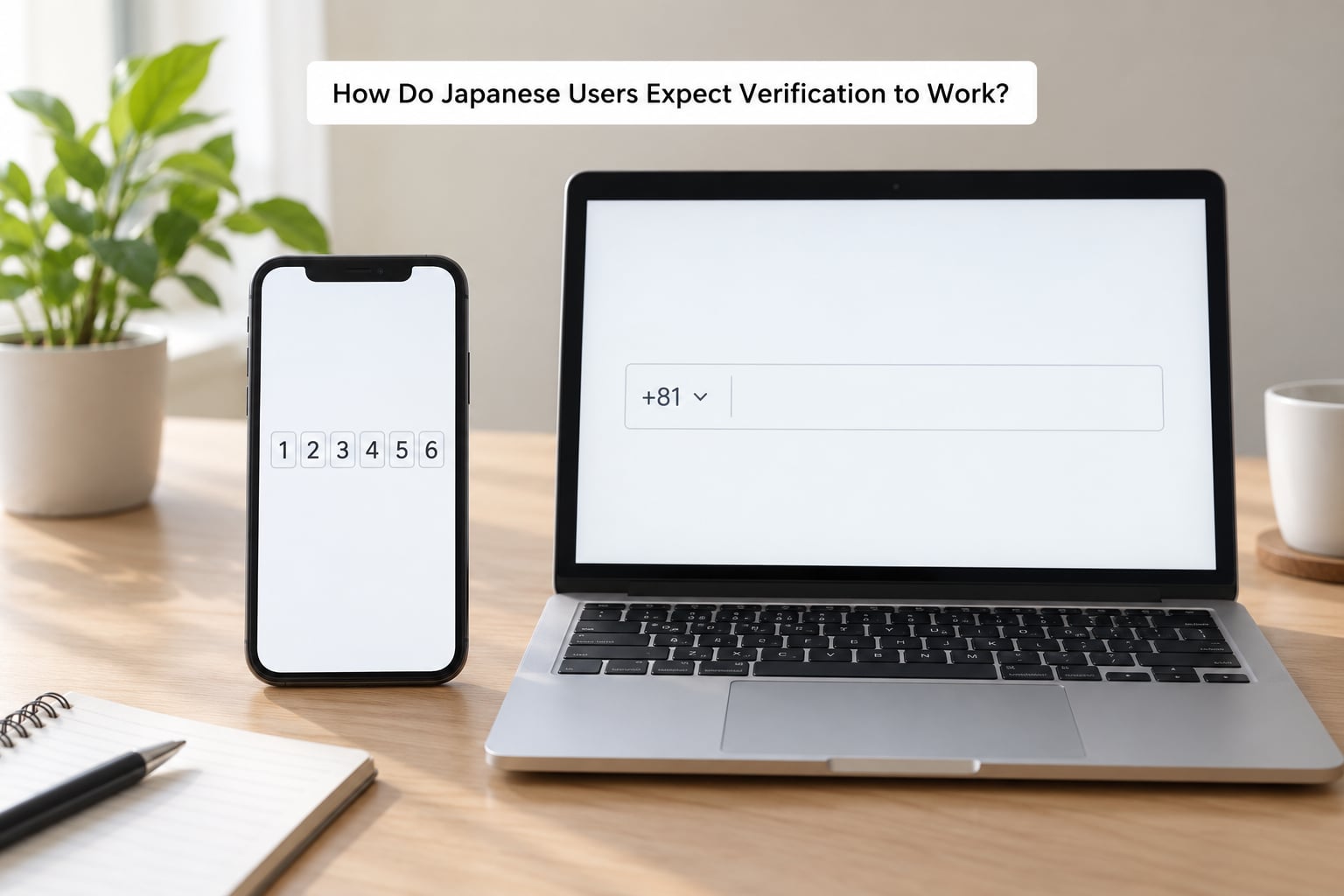 How Do Japanese Users Expect Verification to Work?