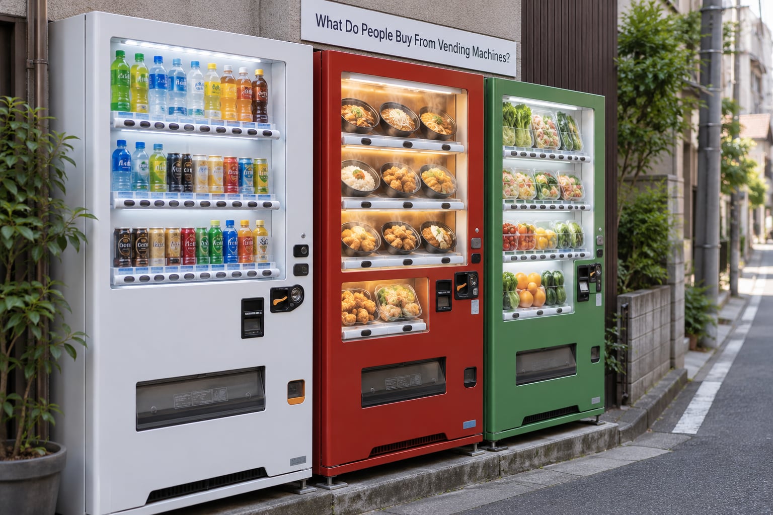 What Do People Buy From Vending Machines?