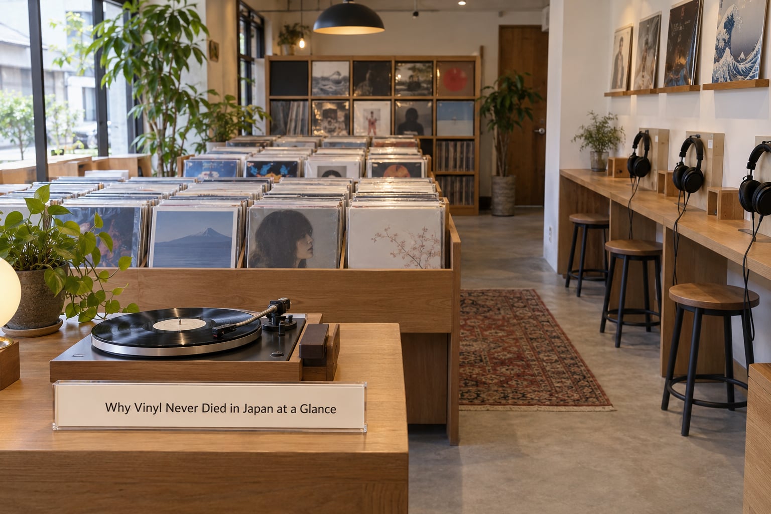 Why Vinyl Never Died in Japan at a Glance